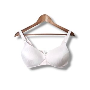 Warner's Pink Striped Wireless T-Shirt Bra | 36D